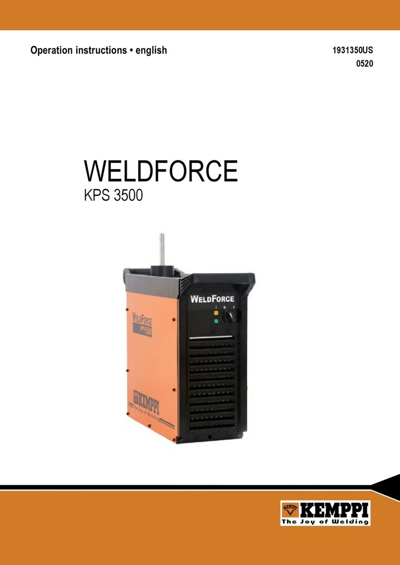 Kemppi WELDFORCE KPS 3500 User manual