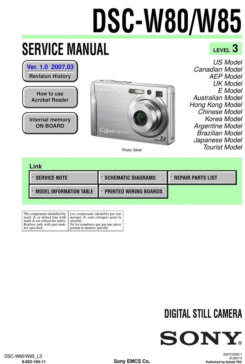 Sony Cyber-shot DSC-W80 User manual