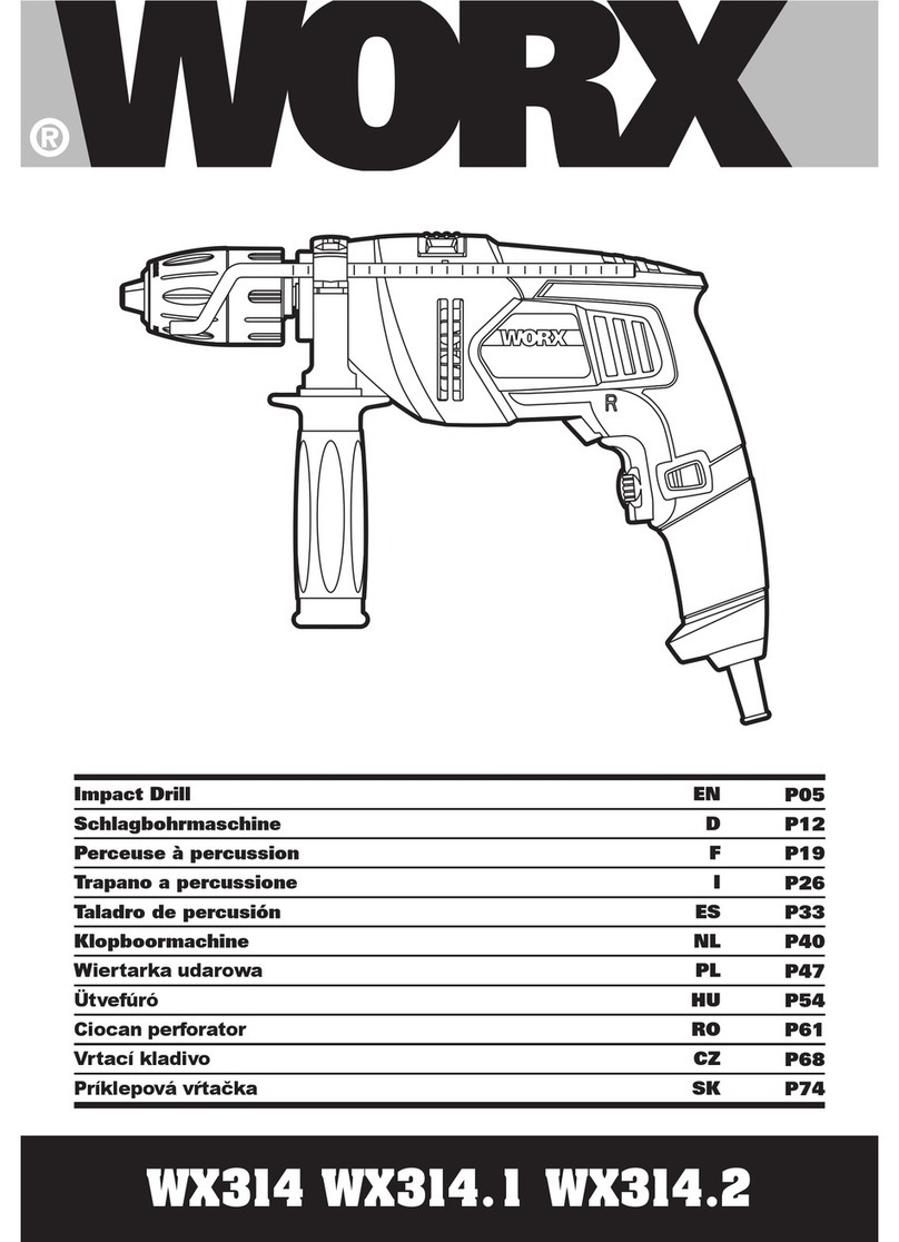 Worx WX314 User manual