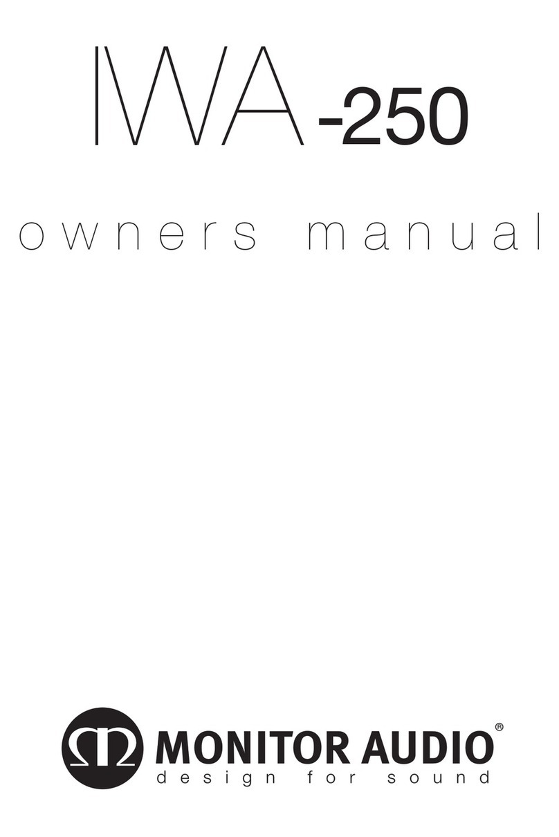Monitor Audio IWA-250 owner's manual