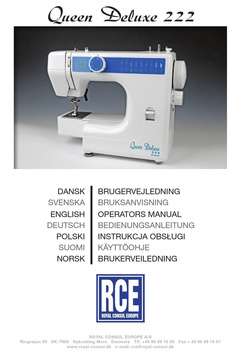 RCE Queen Deluxe 222 Operator's manual