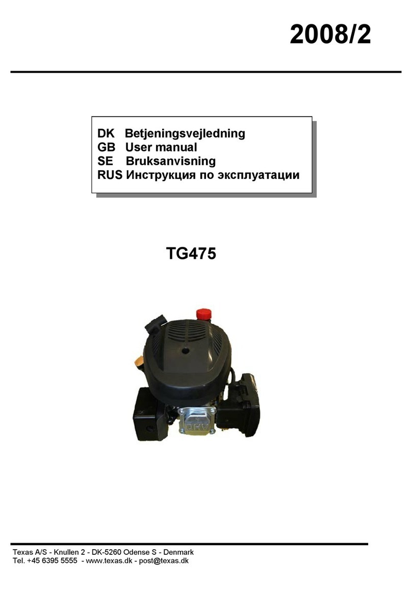 Texas TG475 User manual