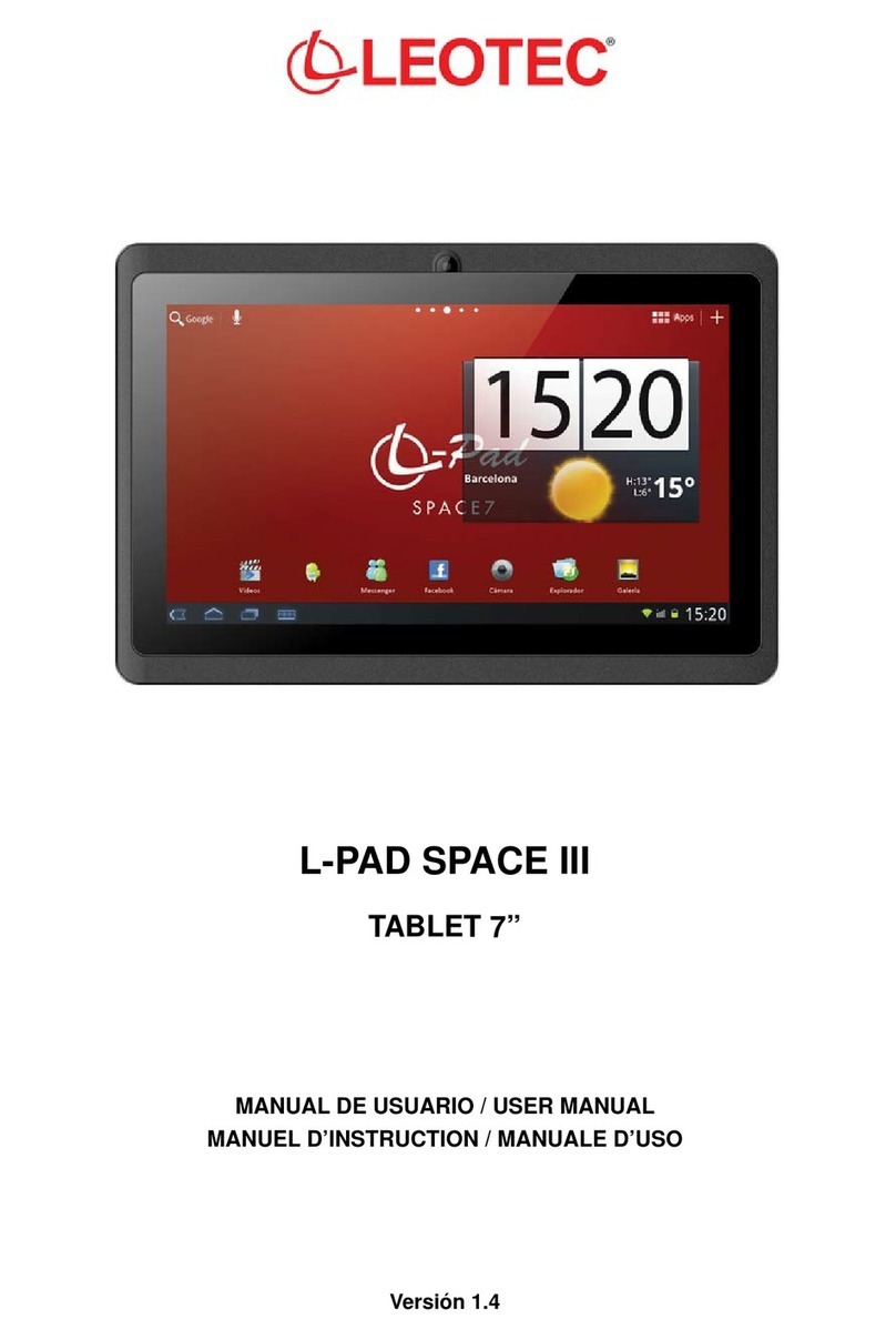 Leotec L-PAD SPACE III user manual