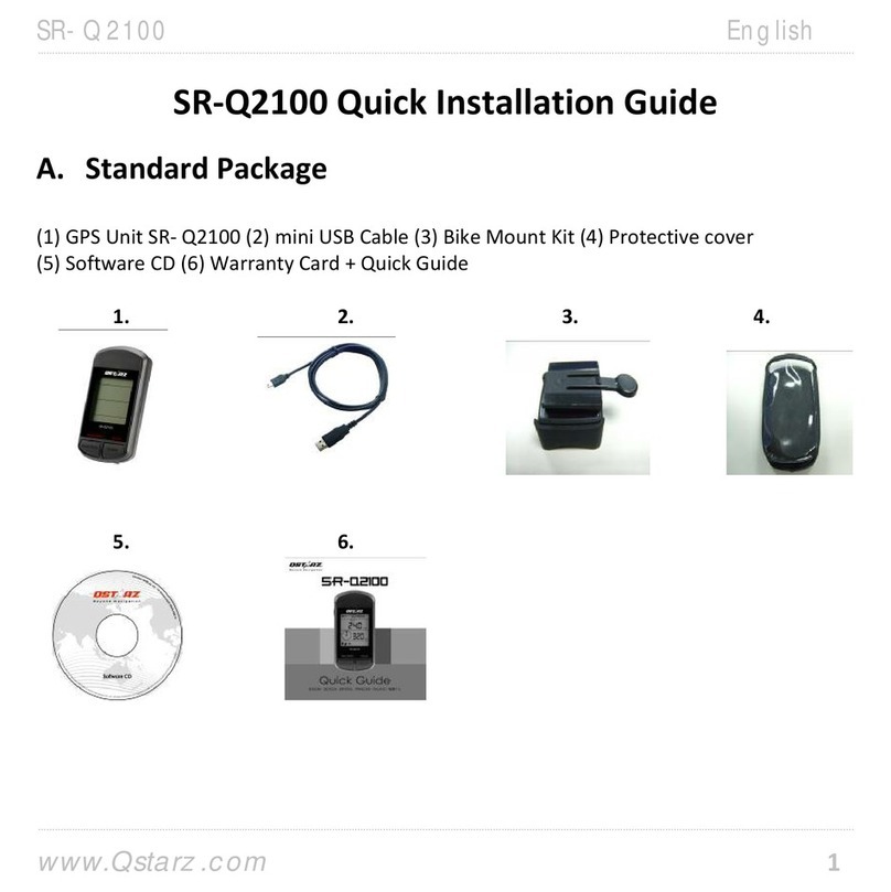 Qstarz SR-Q2100 Quick installation guide