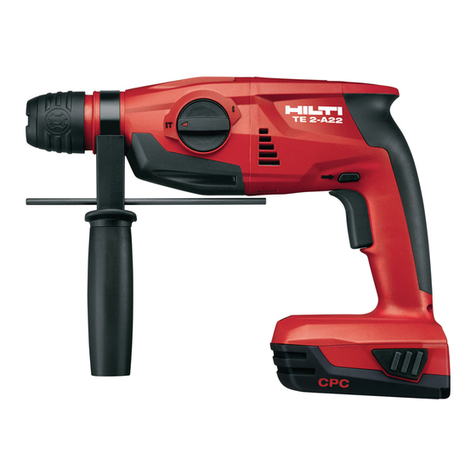 Hilti TE 2-A22 User manual