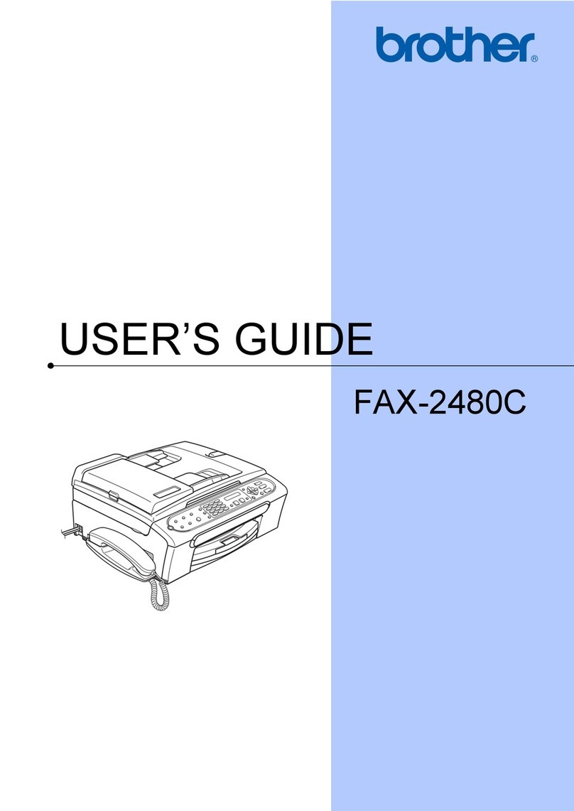 Brother FAX-2480C User manual