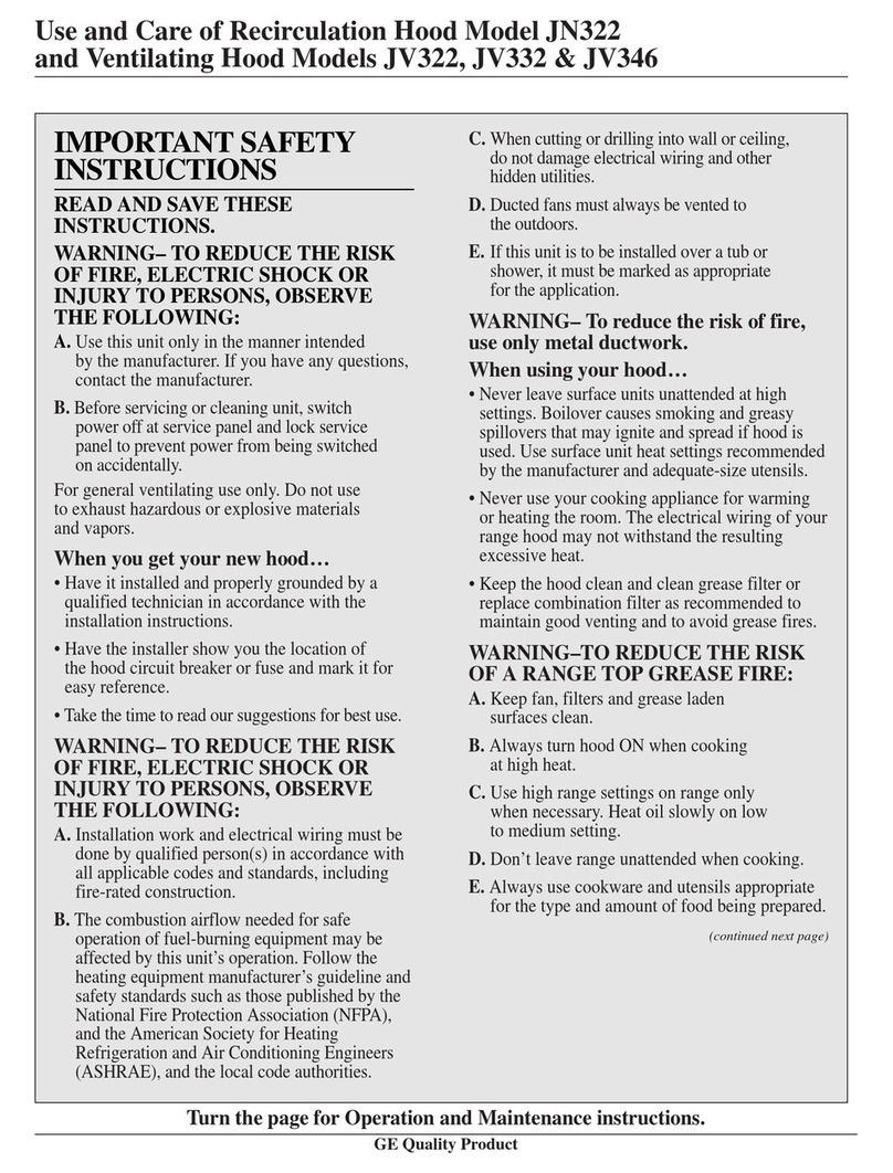 GE JN322, JN334, JN335, JN634, JN635, JV322, JV324, JV332, JV334, JV335, JV624, JV634,... Installation instructions