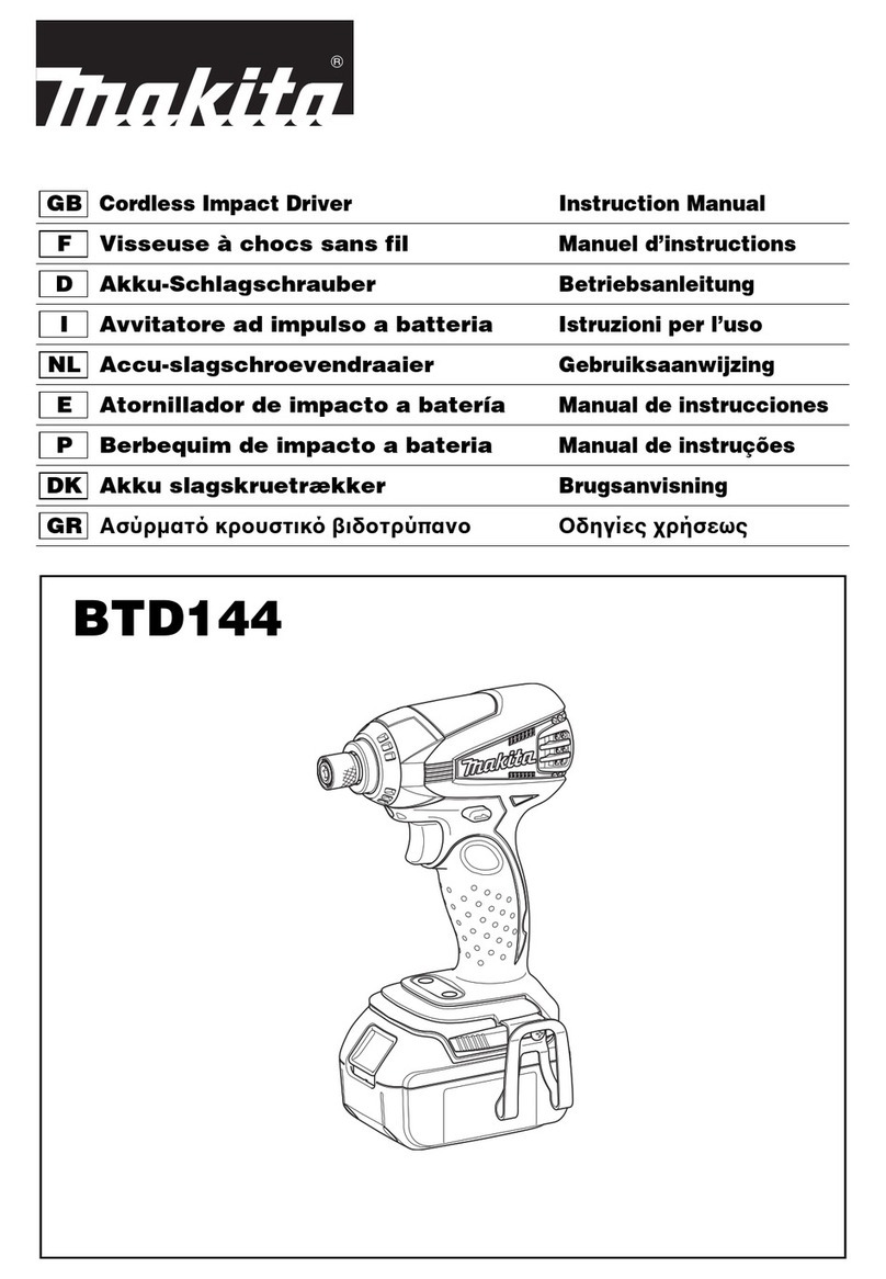 Makita BTD144 User manual Makita BTD144 User manual