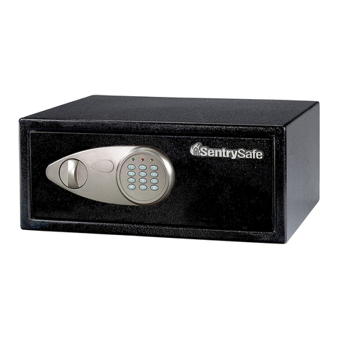 SentrySafe X055 owner's manual