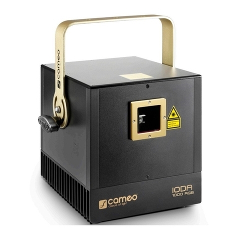 Cameo CLLIODA400RGY User manual