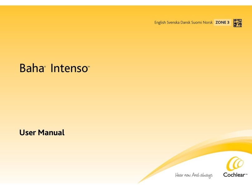 Cochlear Baha Intenso User manual