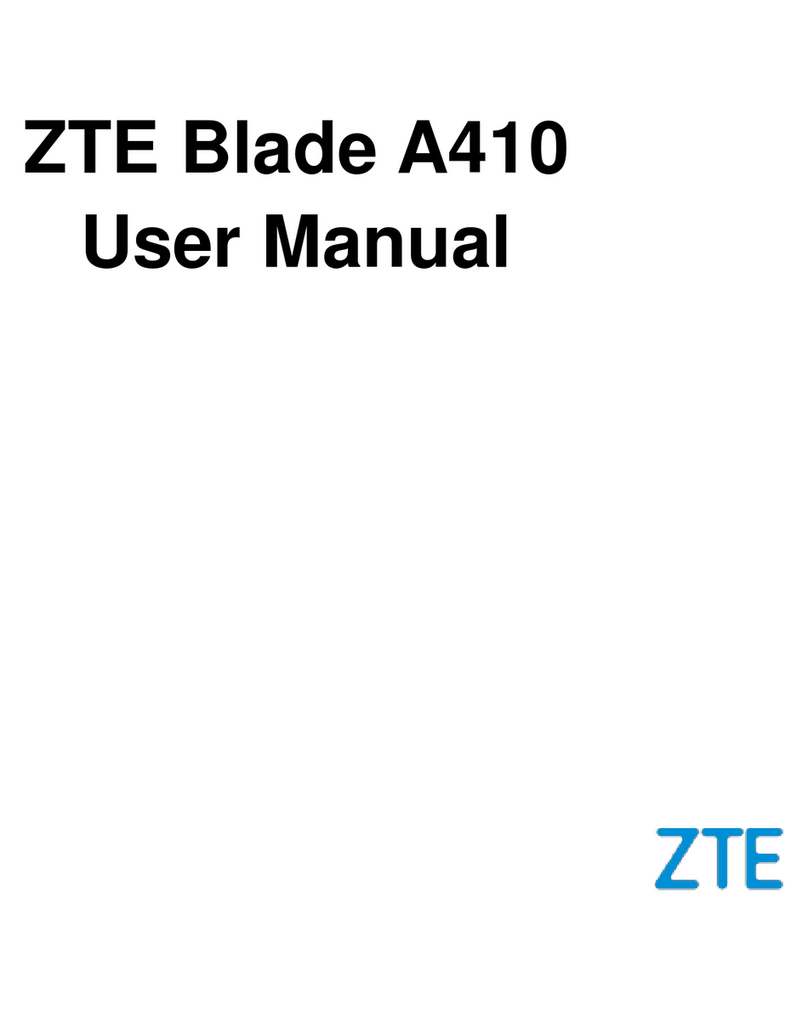 Zte Blade A410 user manual