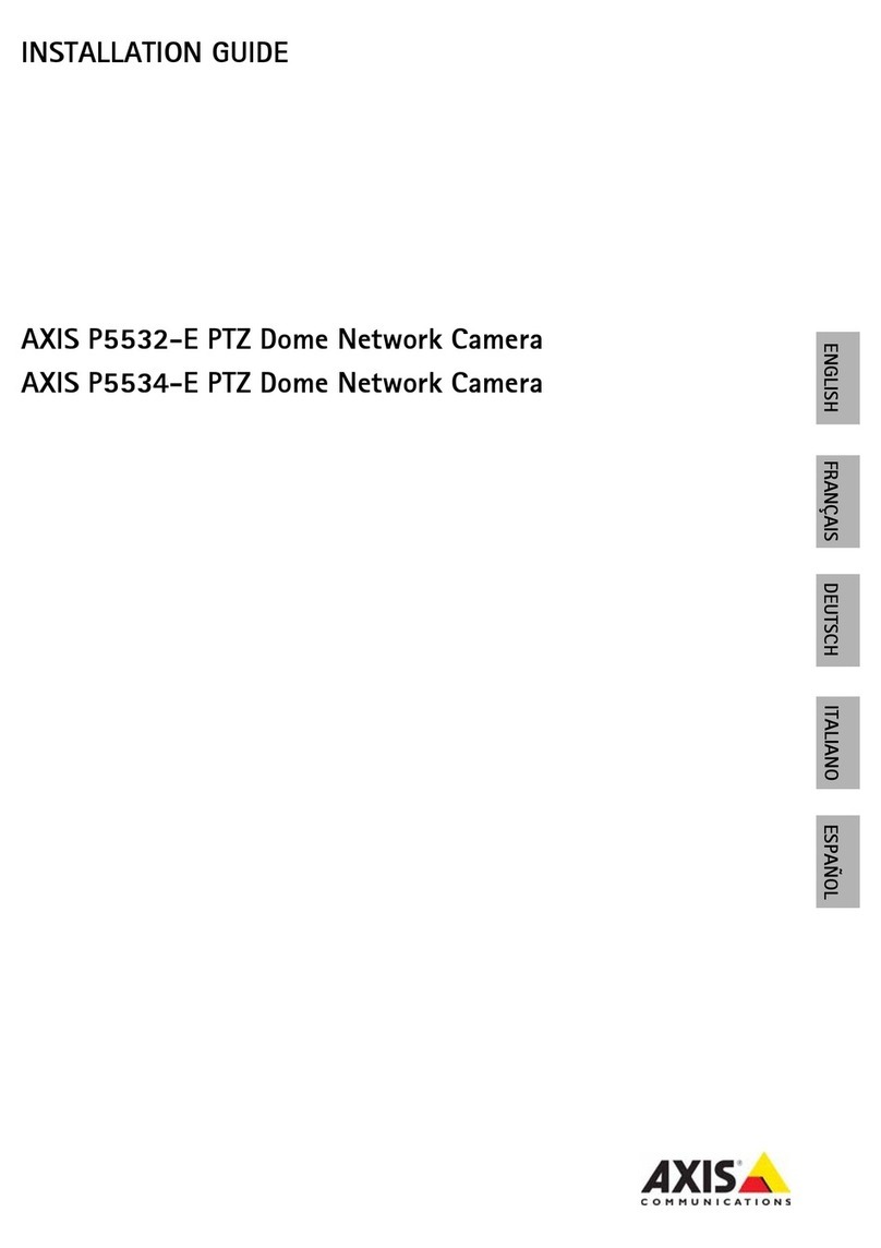 Axis P5532-E User manual