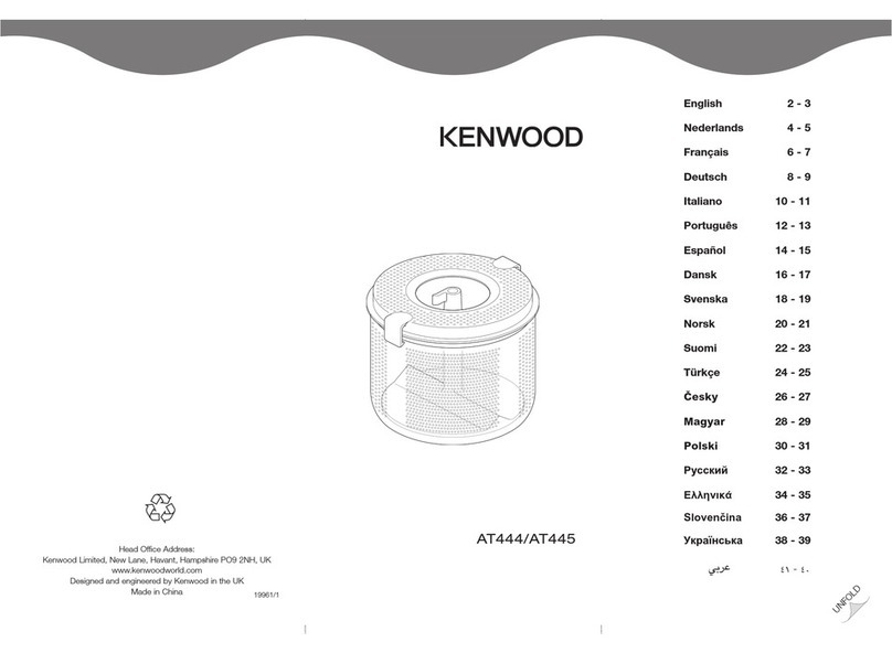 Kenwood AT444 User manual