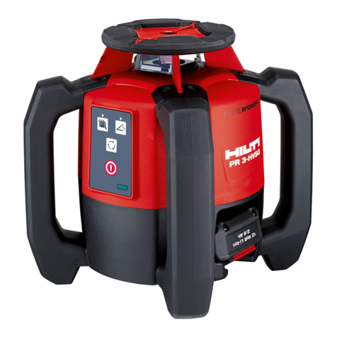 Hilti PR 3-HVSG User manual