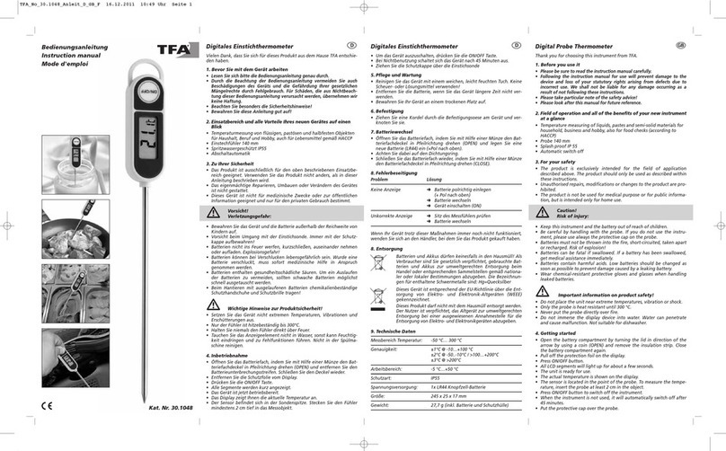 TFA 30.1048 User manual