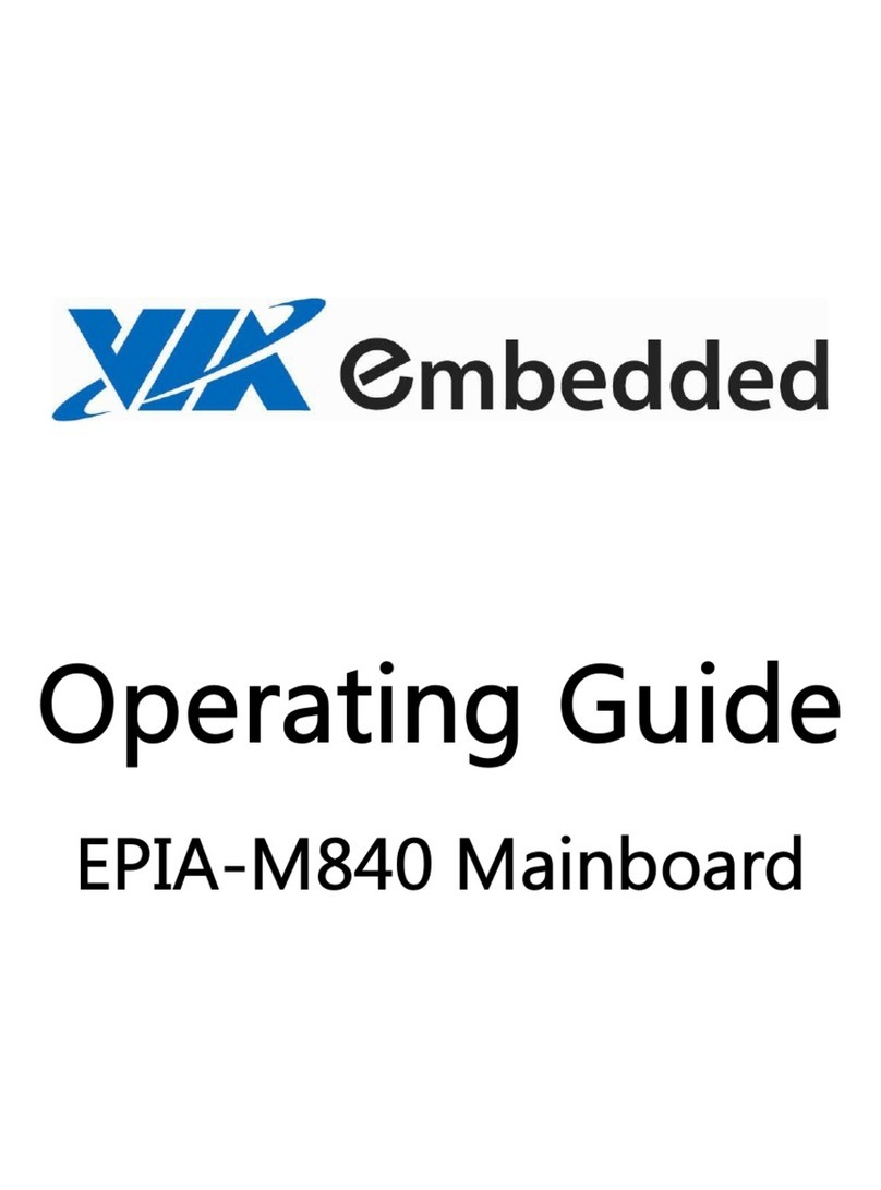VIA Technologies EPIA-M840 operating guide