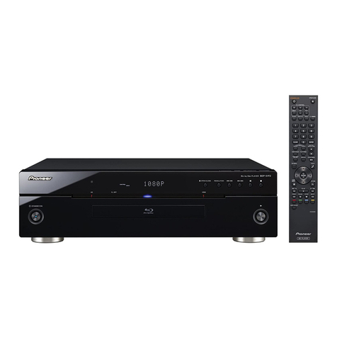 Pioneer BDP-05FD - Elite Blu-Ray Disc Player User manual