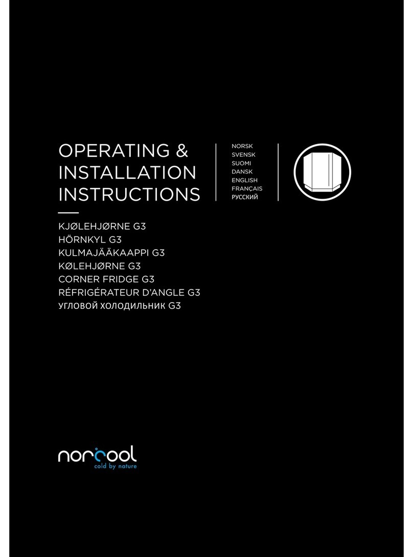 Norcool G3 Operating & installation instructions