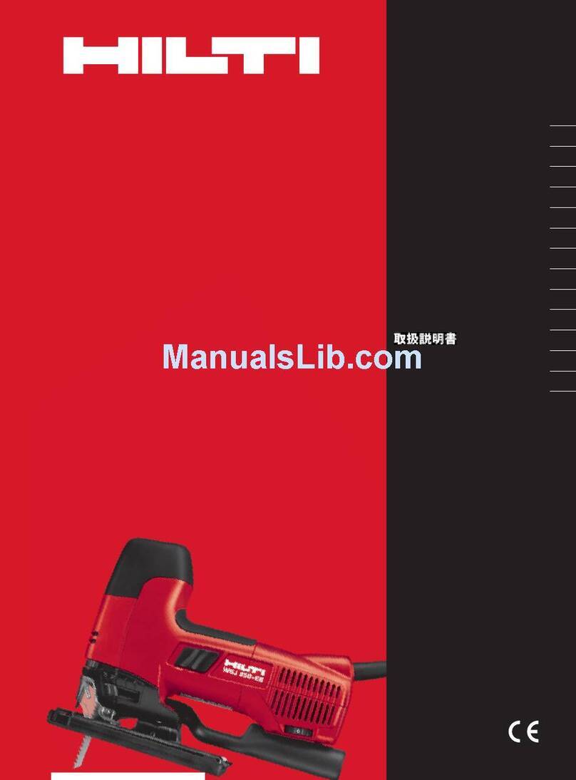 Hilti WSJ 850-ET operating instructions