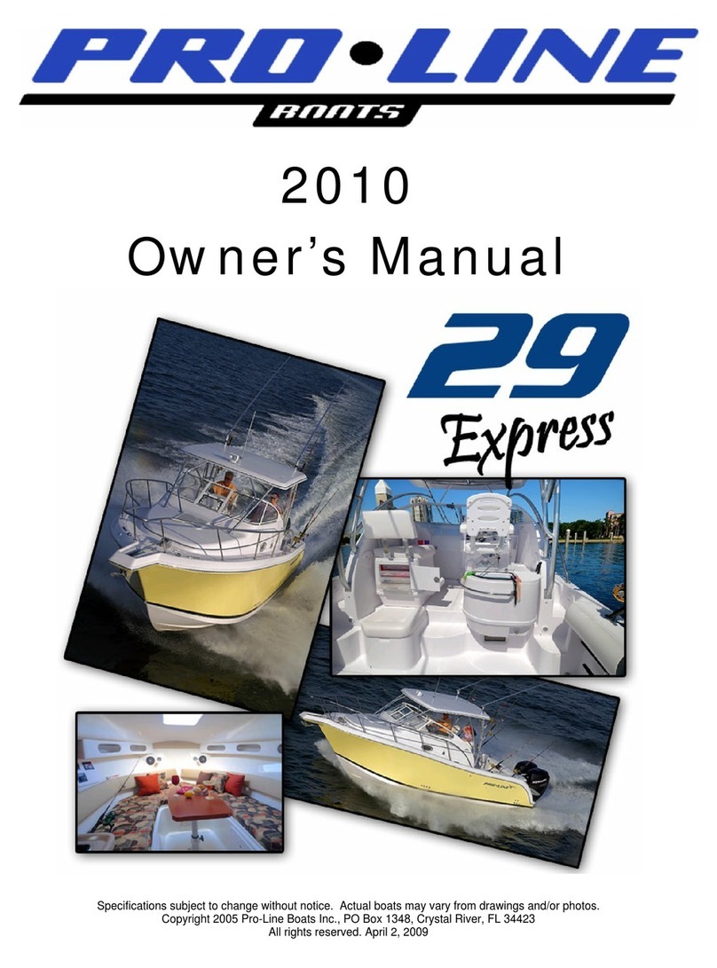 Pro-Line Boats 2010 29 Express owner's manual