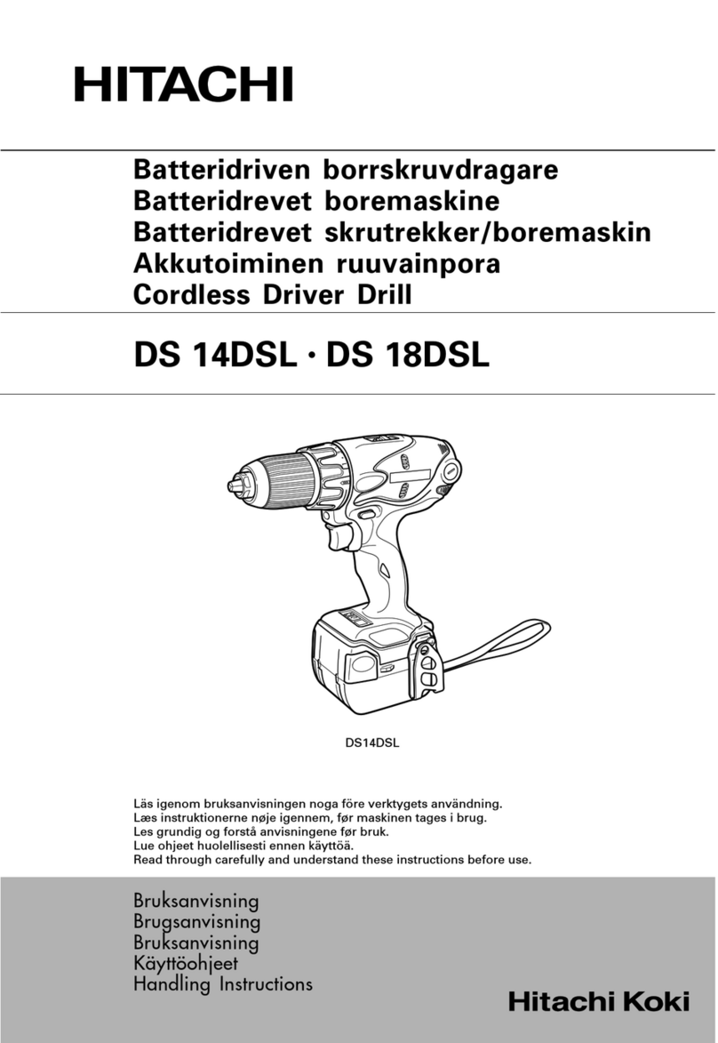 Hitachi DS 14DSL User manual