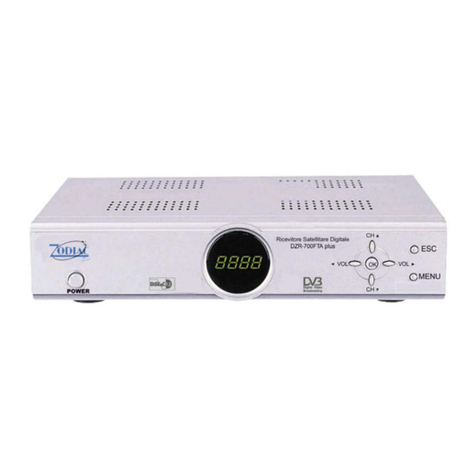 Zodiac DZR-700FTA plus user manual