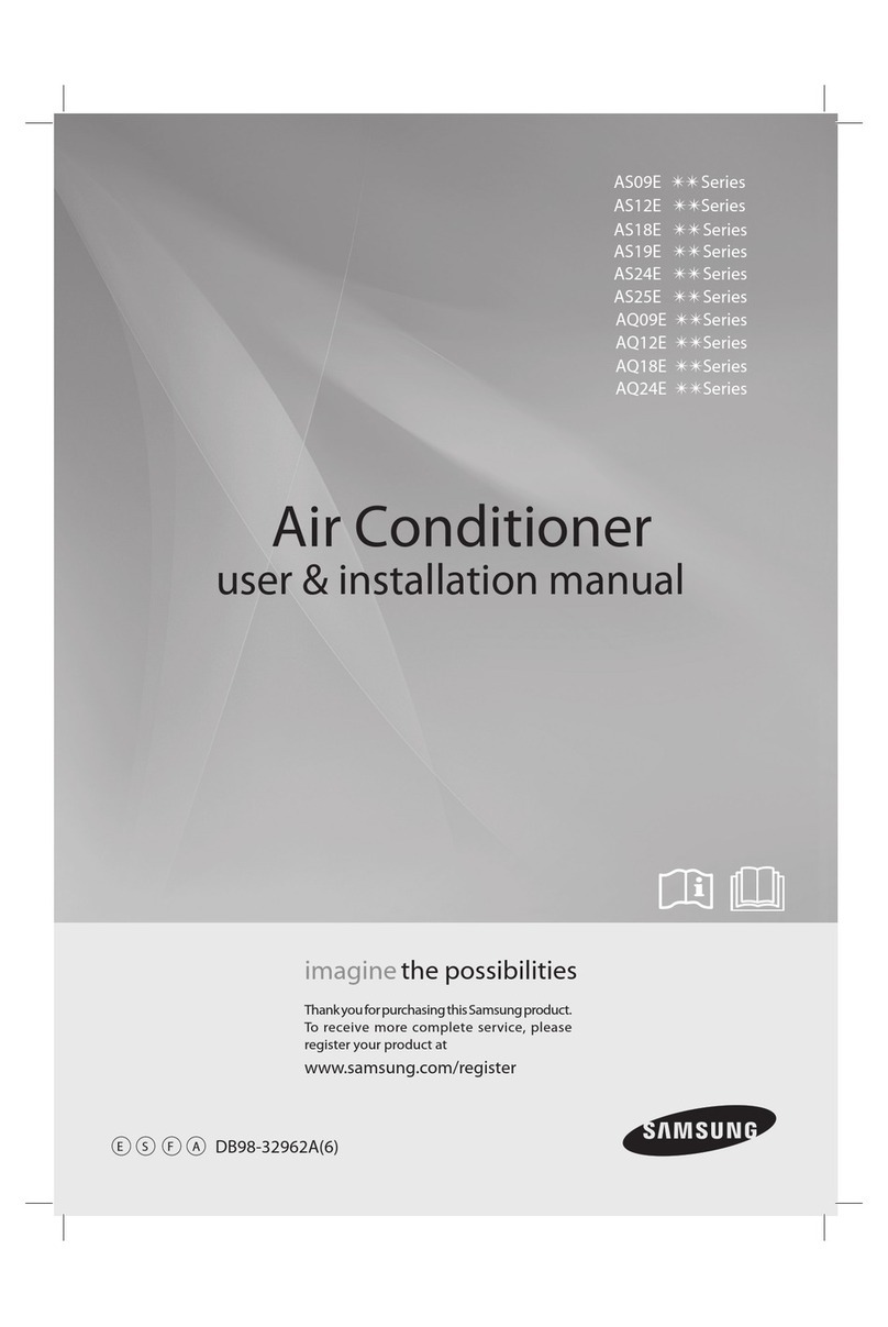 Samsung AS09E Series User & installation manual