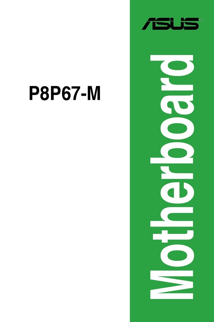 Asus P8P67-M PRO User manual Asus P8P67-M PRO User manual