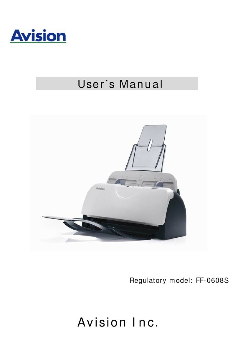 Avision FF-0608S User manual