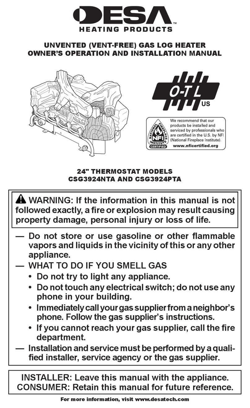 Desa CSG3924NTA Quick start guide