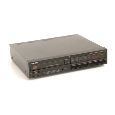 Philips cd380 User manual Philips cd380 User manual