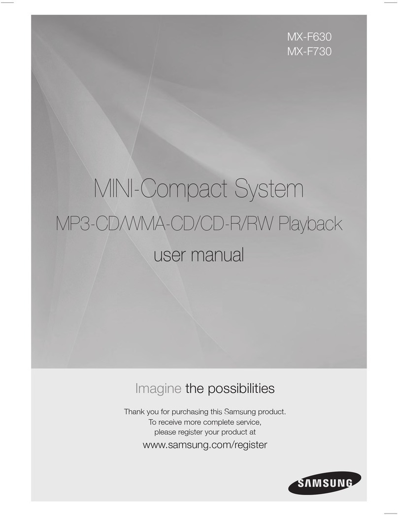 Samsung MX-F630 user manual