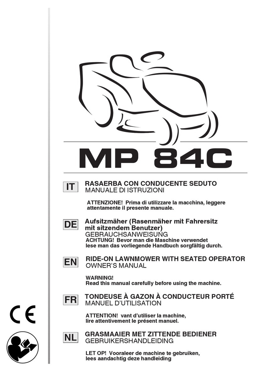 GGP ITALY MP 84C User manual
