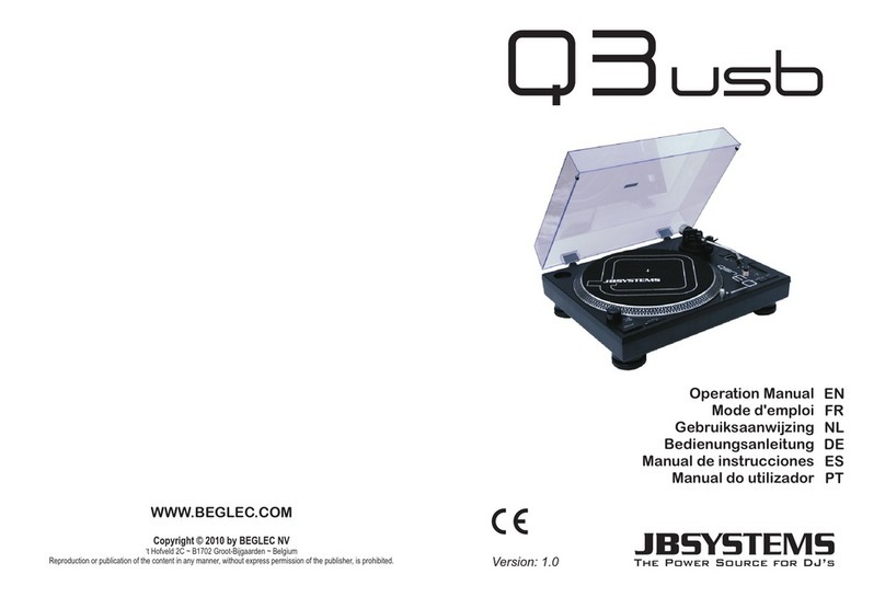 JB Systems q3 usb Operation manual