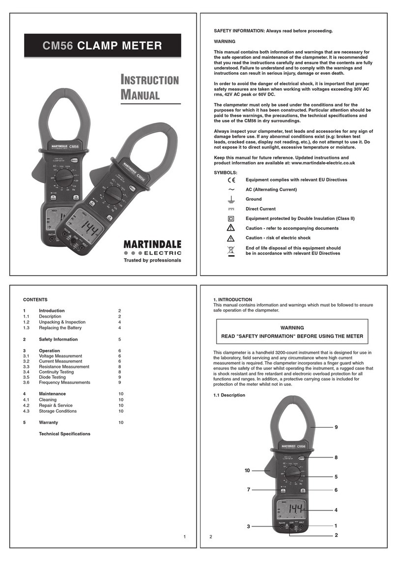 MARTINDALE CM56 instruction manual