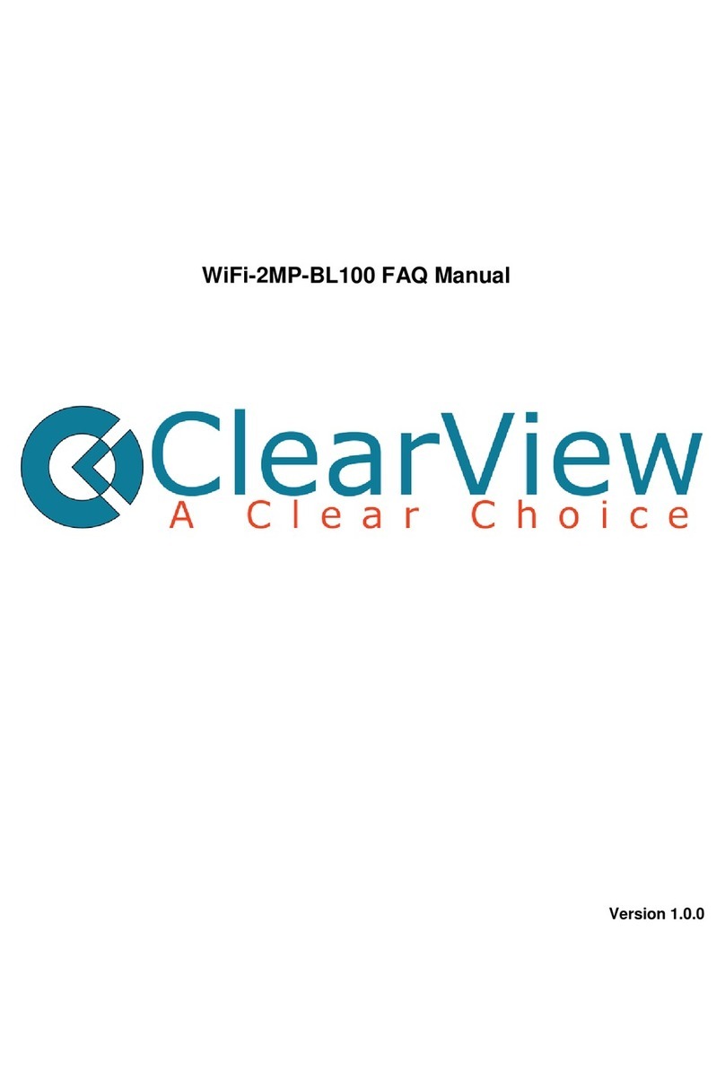 ClearView WiFi-2MP-BL100 Installation guide