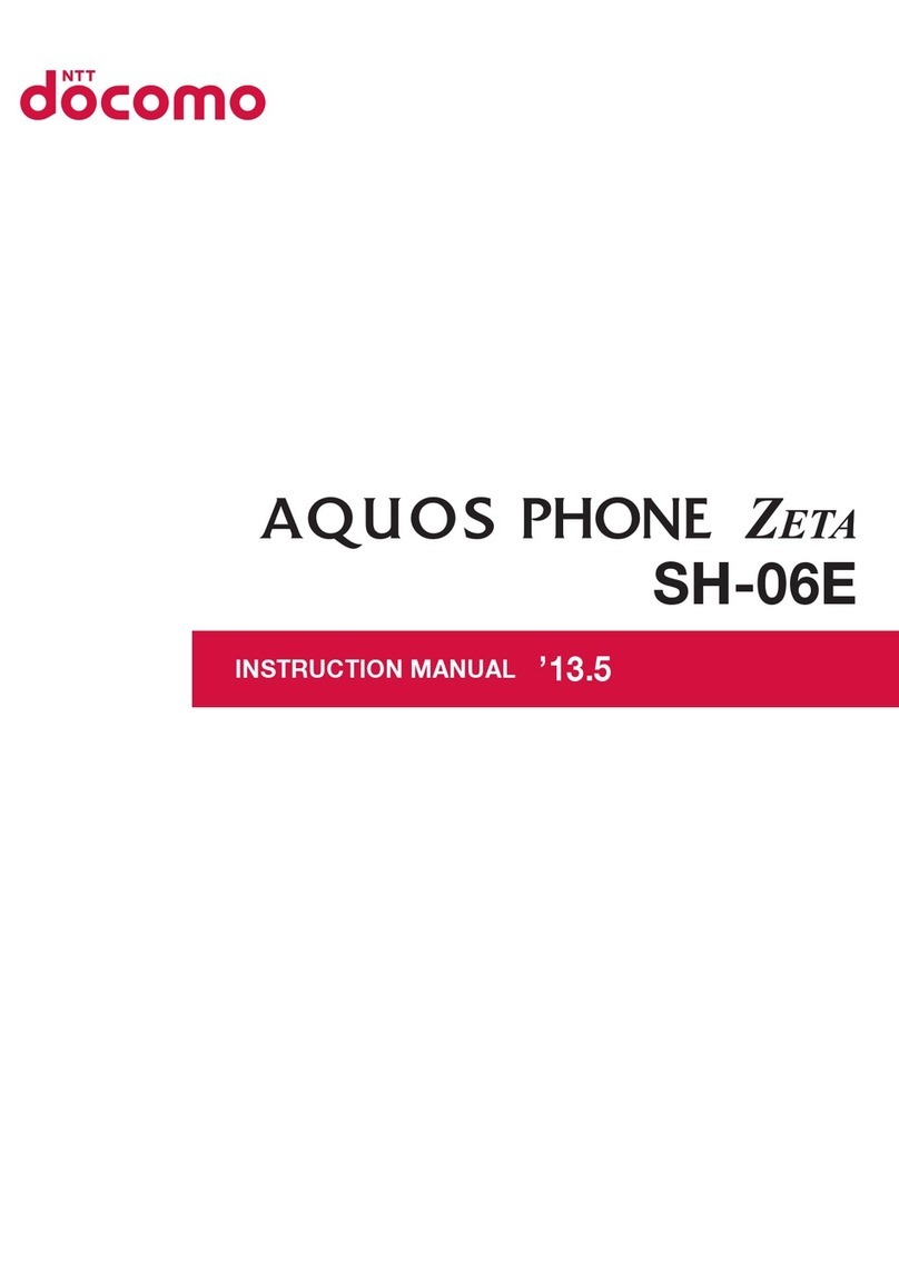 Aquos Phone Zeta SH-06E User manual