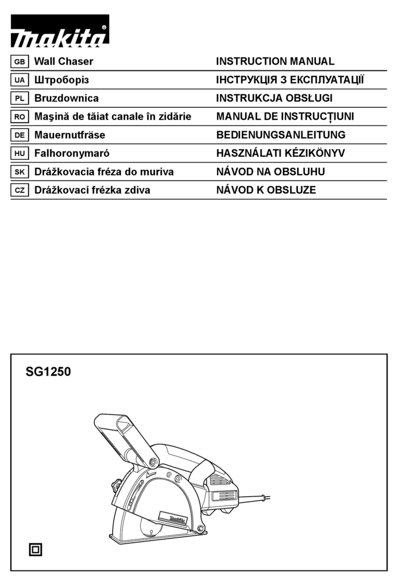 Makita SG1250 User manual