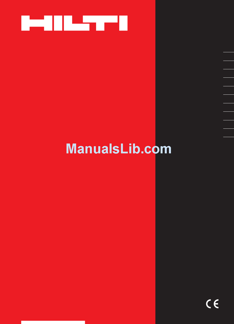 Hilti WFE380 operating instructions