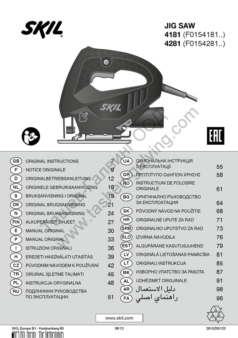 Skil F0154181 Series User manual