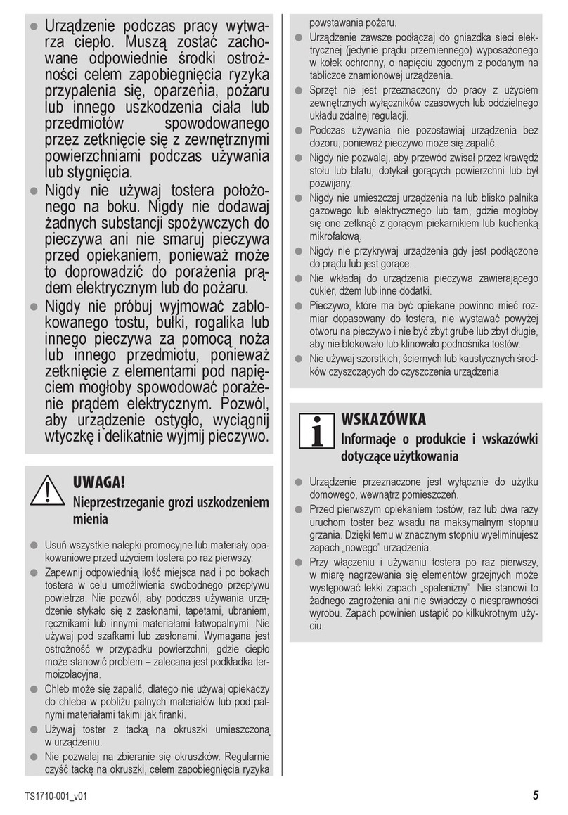 Zelmer ts1710 User manual
