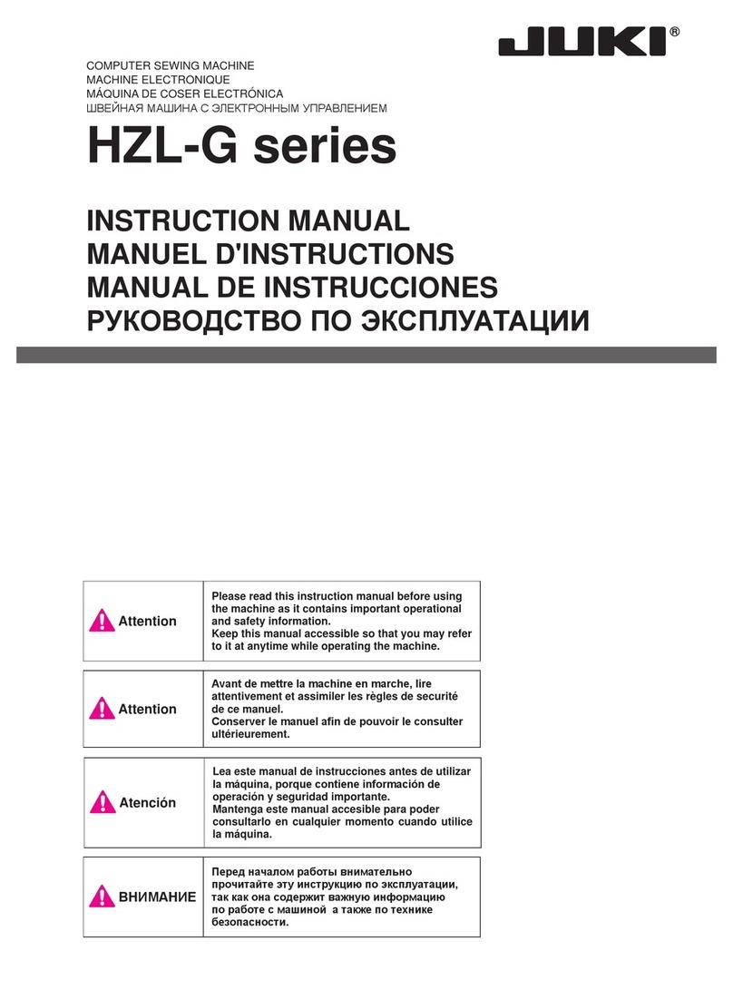 JUKI HZL-G Series User manual
