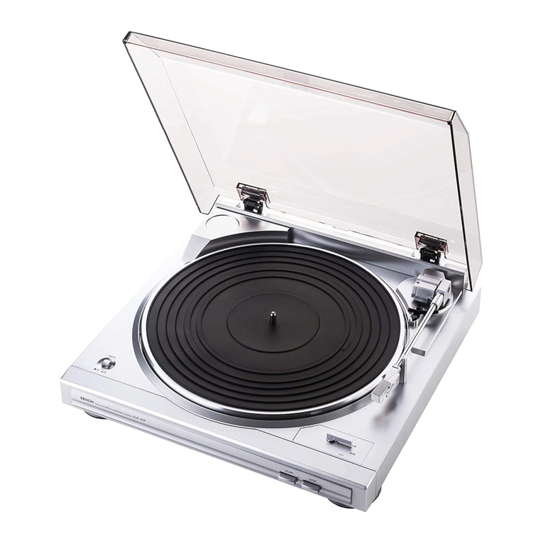 Denon DP-29F User manual
