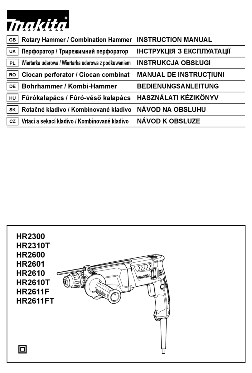 Makita HR2300 instruction manual