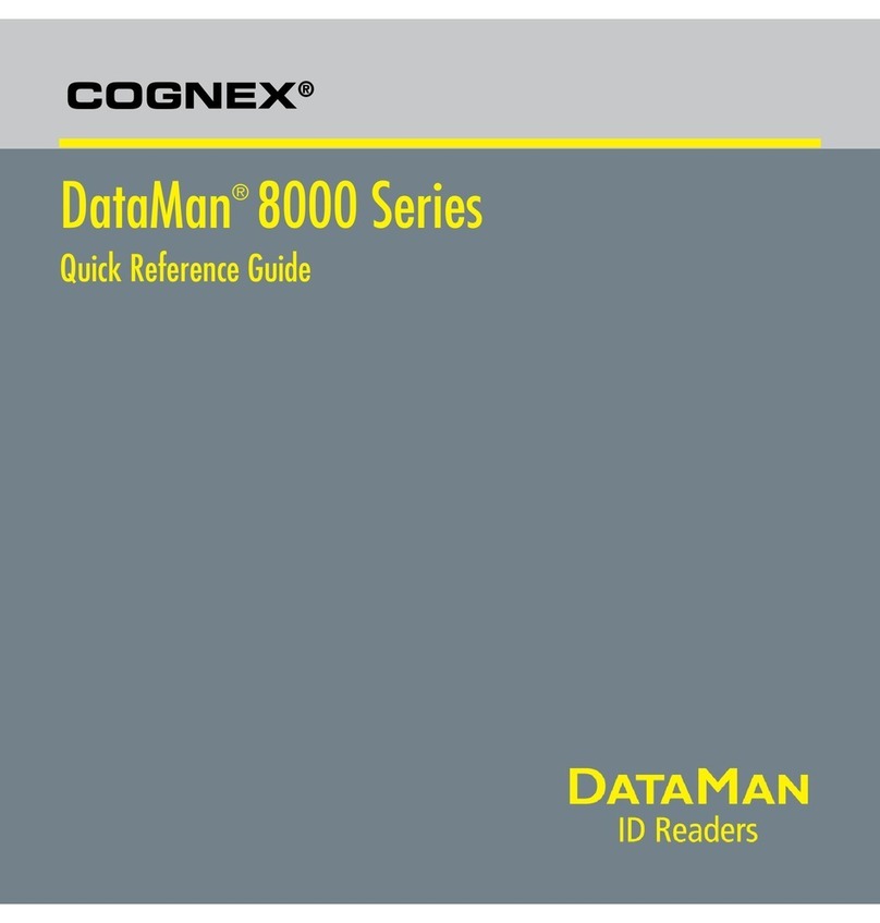 Cognex DataMan 8000 Series Quick reference guide