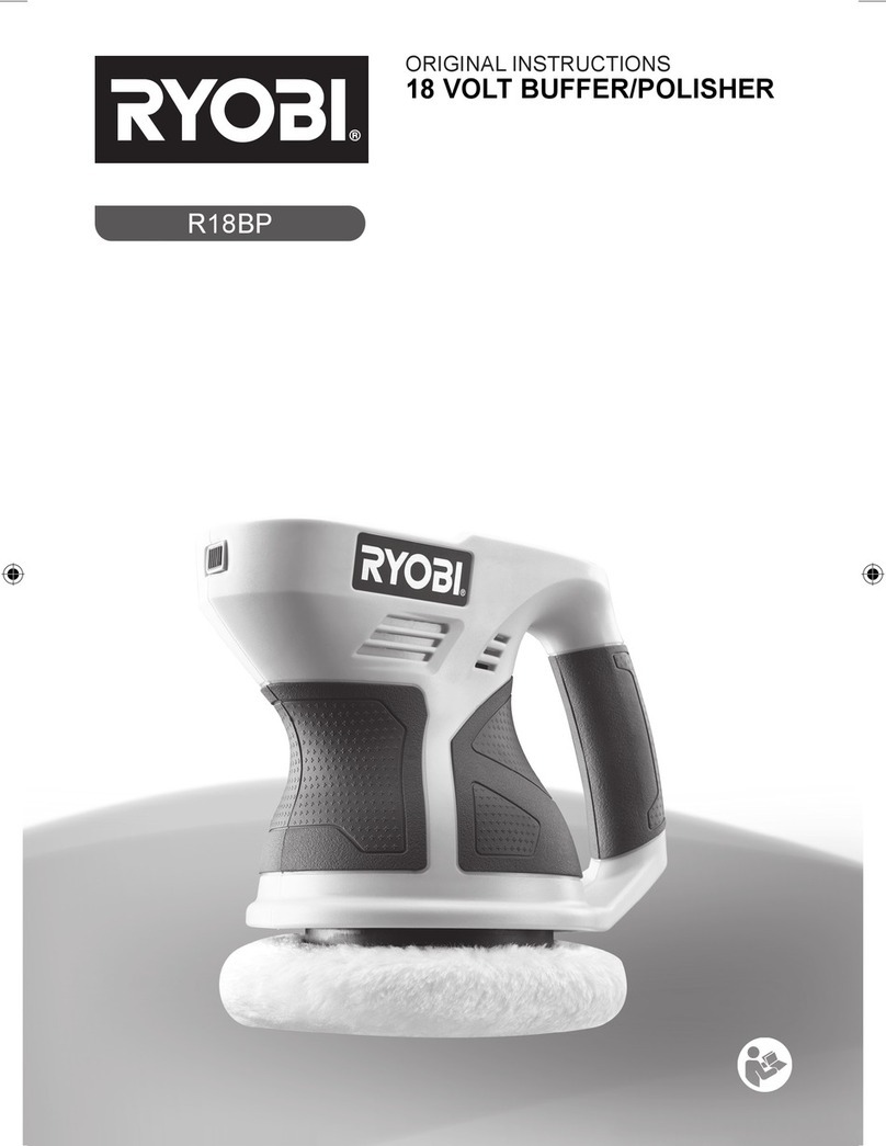 Ryobi R18BP User manual