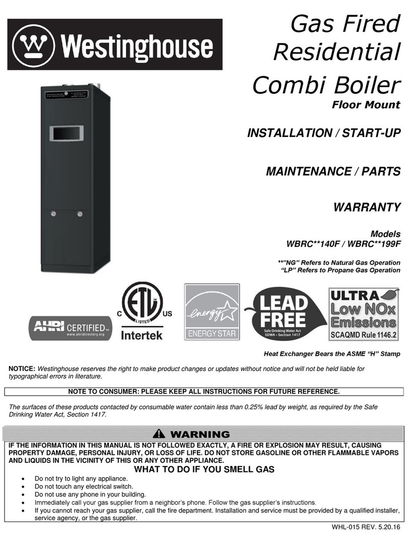 Westinghouse WBRC**140F User manual