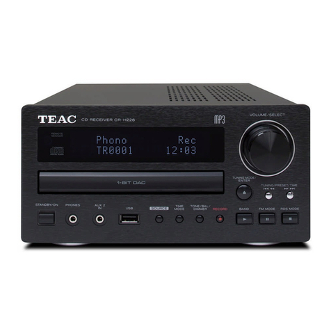 Teac CR-H226 User manual