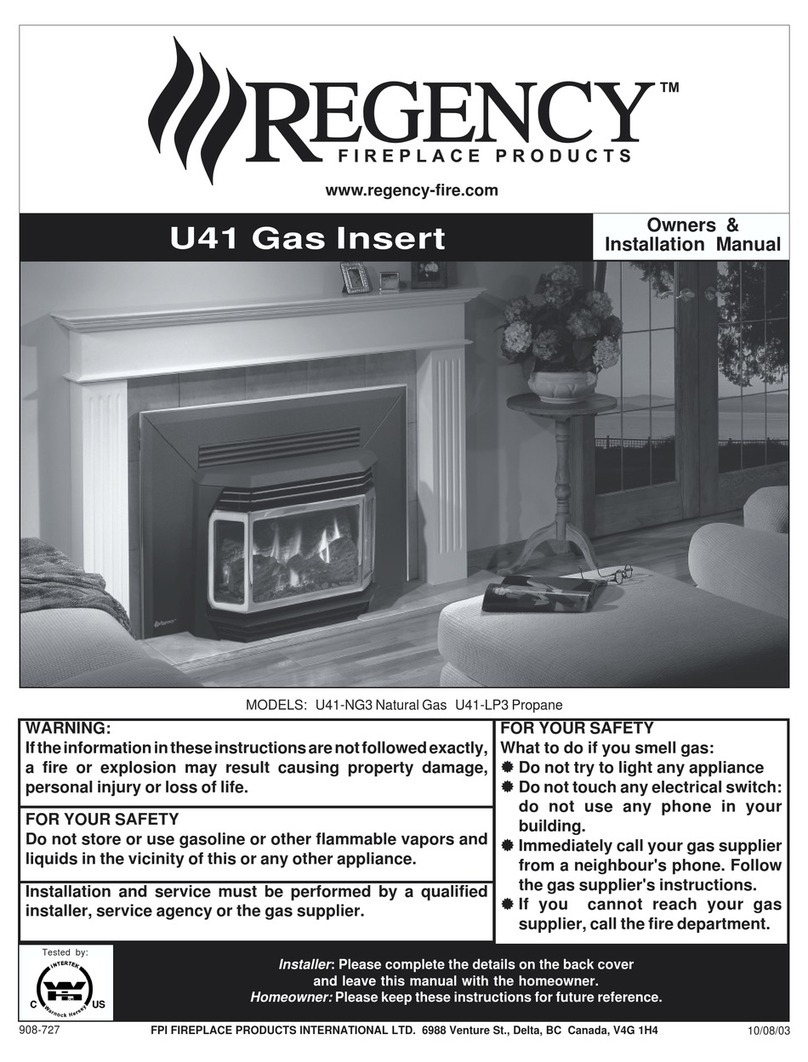 Regency U41 Quick start guide
